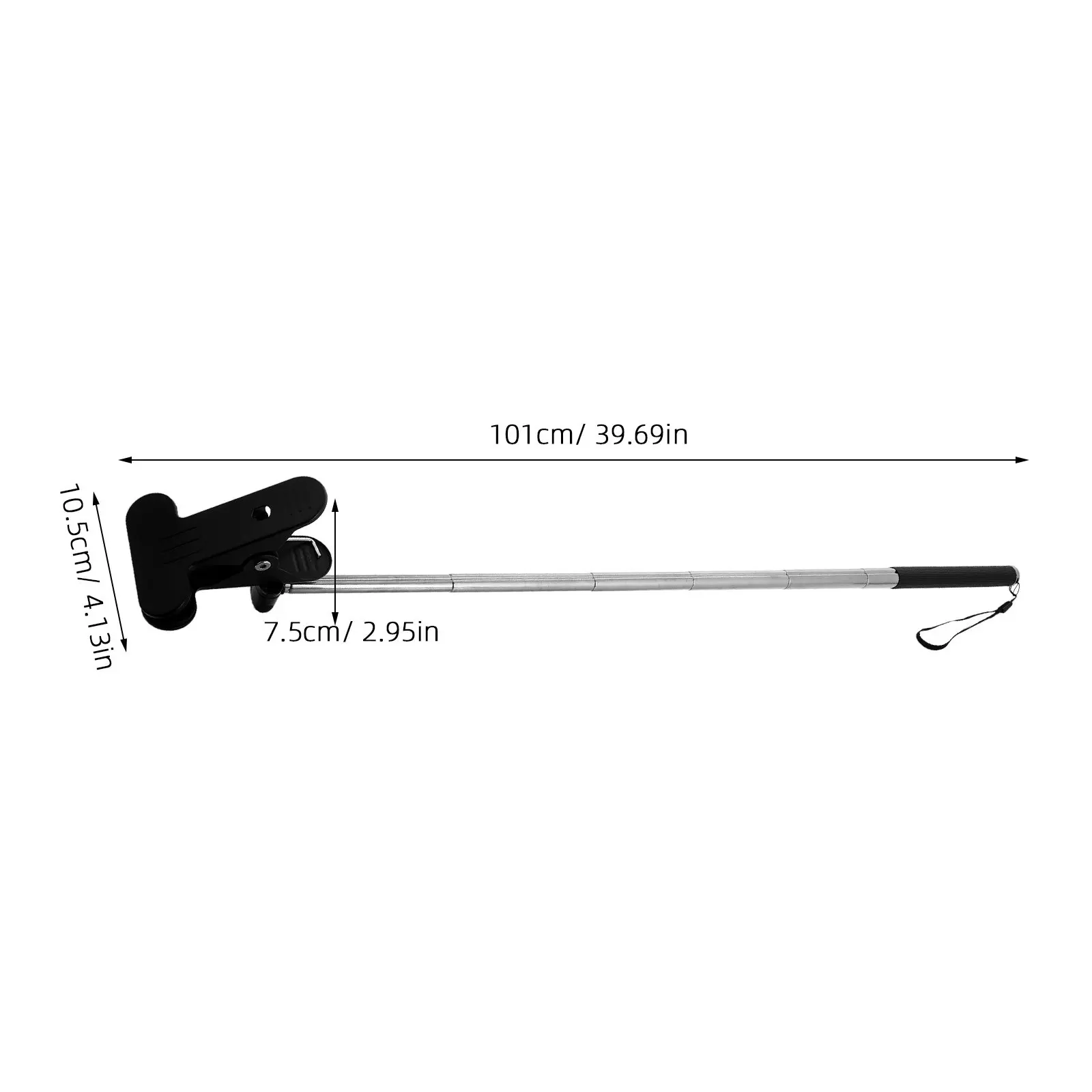 Handheld Adjustable Sign Holder Stainless Steel Poster Board Stand for Welcome Cards Conference Rooms Easy Carry