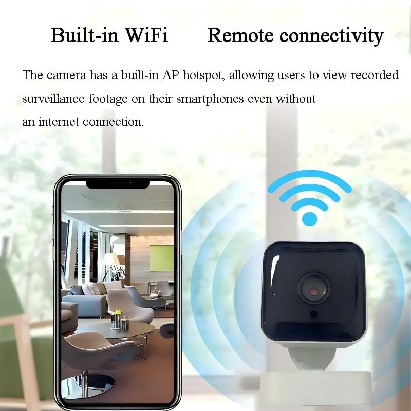 Lenovo Wireless WiFi IP Camera 4K HD 8MP Smart Night Vision Indoor Outdoor Security Cam With Motion Detection Smart Remote View image 6