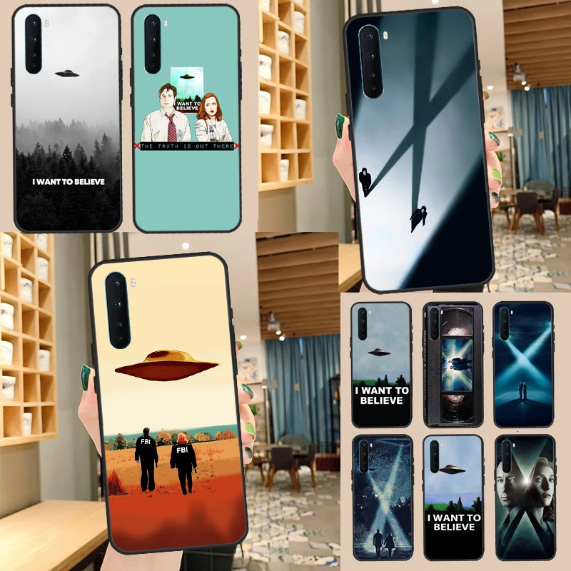 The X Files I want to Believe Case For OnePlus 10 Pro 9 Pro 8T 10T Ace 9R 9RT OnePlus Nord 2 2T CE 2 Lite N10 N20 Cover