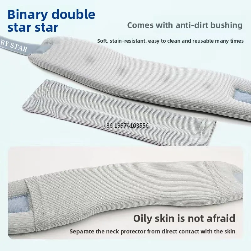 

Корректор для поддержки шеи, фиксация шейного отдела позвоночника, двойная звезда, унисекс, шейный бандаж, 100% нейлон, предотвращает наклонение головы вперед, шея