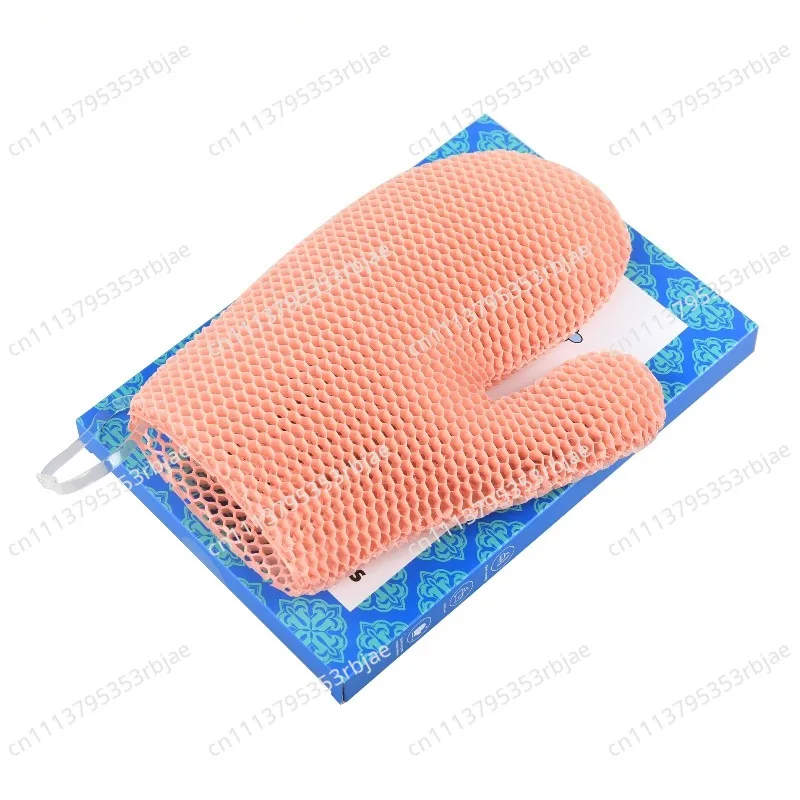 honeycomb antibacterial cleaning bath gloves, exfoliating bath, rubbing bath, pulling back towel, makeup remover finger cover