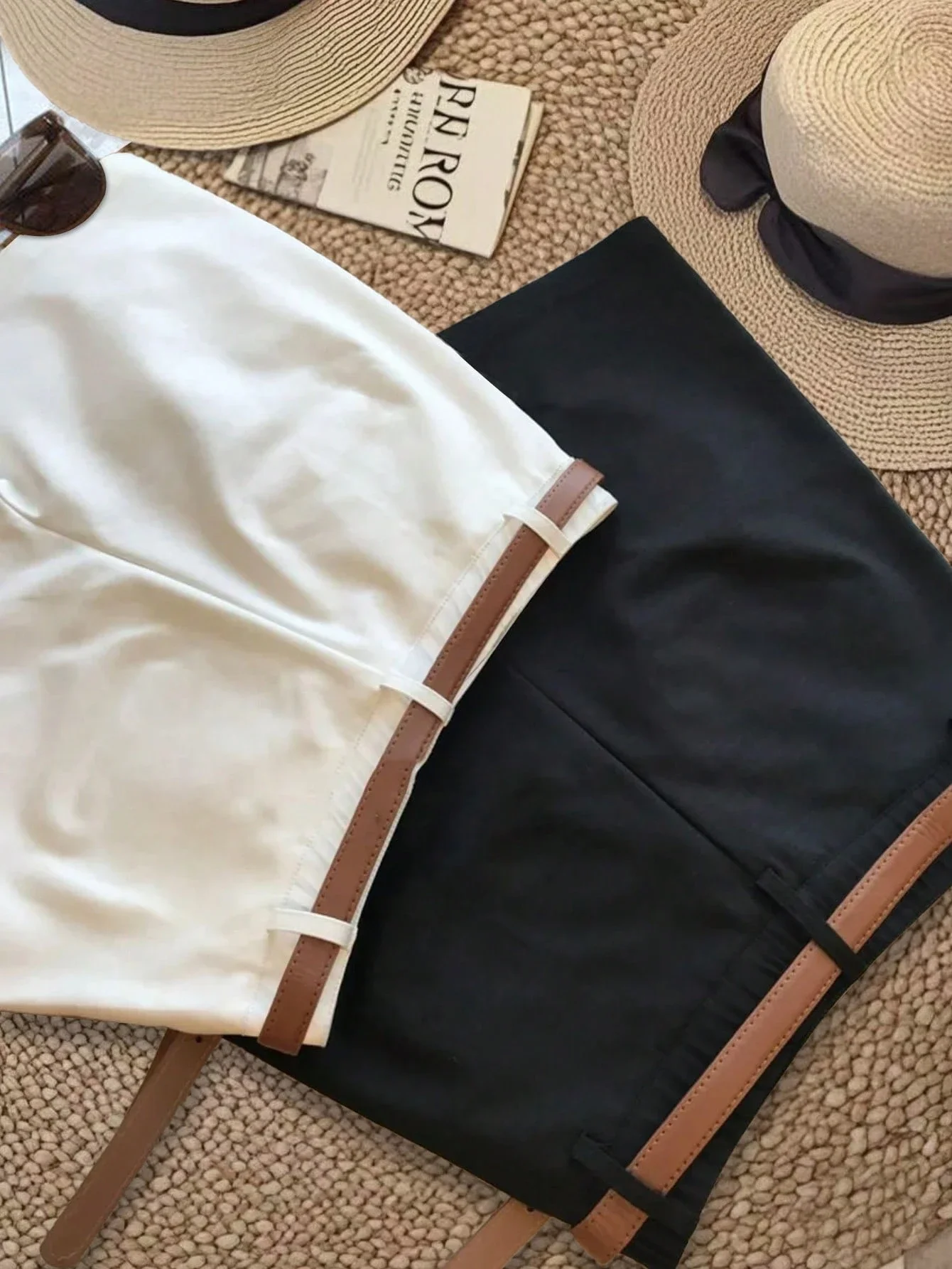 

Женские повседневные плиссированные шорты с высокой талией и поясом для офиса, отдыха и прогулок на природе