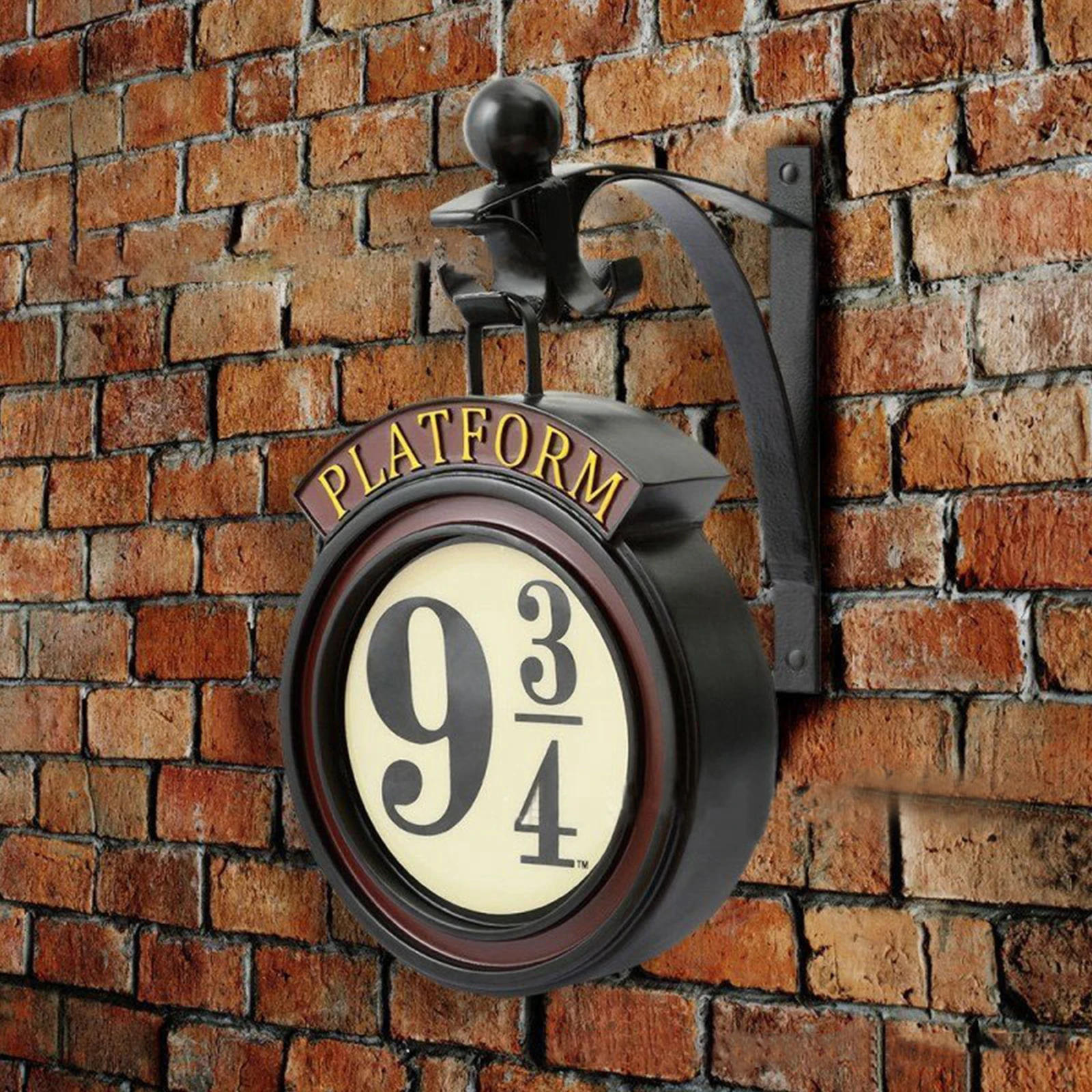 Vintage Hanging Lamp 9 3/4 Train Platform Magic School Night Light Bracket LED Wall Light for Home Room Decor Kids Birthday Gift