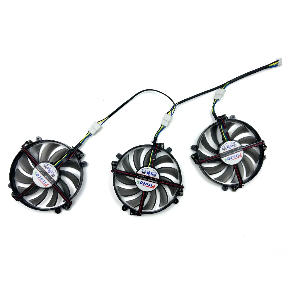 Wentylator chłodzący 4pin FD7010H12D GTX1070TI GPU FAN dla SOYO PNY GTX1070TI 1080 XLR8 wentylatory karty graficznej dla graczy