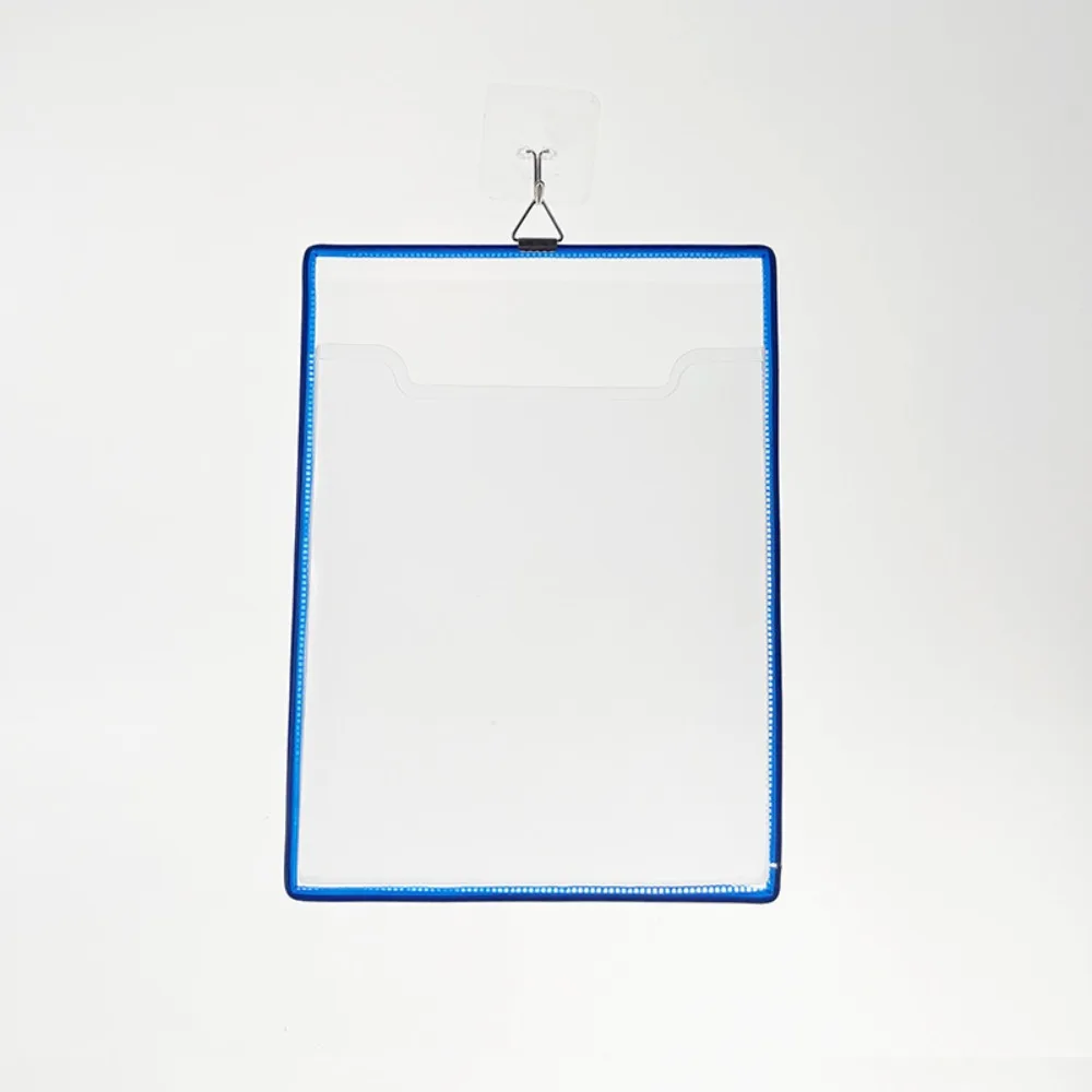 

Large Capacity Transparent File Bag PVC Clear Storage Receipt Organizer Universal A4 Size Document Storage Office Supplies