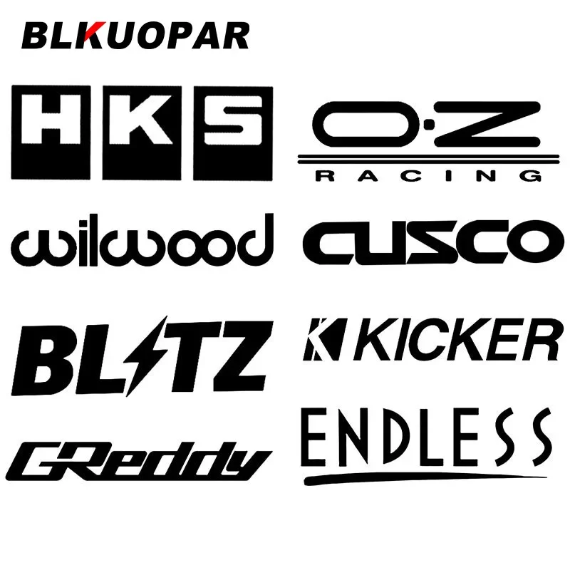 BLKUOPAR GREDDY OZ Racing Endless Bltz Cusco Car Stickers Scratch-Proof Decal Windows Motorcycle Fuel Tank Cap Car Accessories