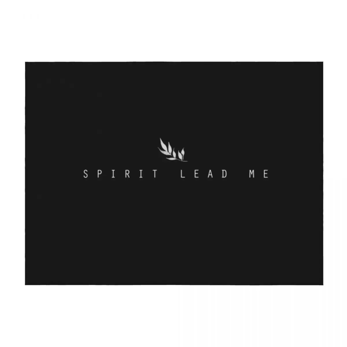 

Spirit Lead Me Throw Blanket Decorative Sofa Large Stuffeds valentine gift ideas Blankets