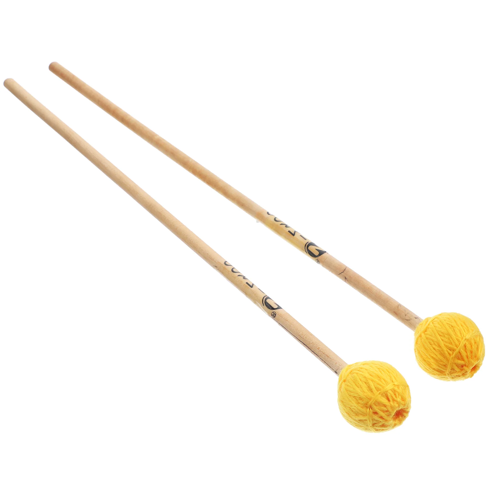 

2 Pcs Universal Drum Sticks Marimba Instrument Yarn Glockenspiel Mallet Musical