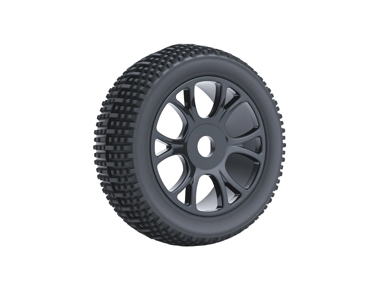 RC Tire 17mm Hex Hub Rubber For 1/8 Scale RC BuggyTires 2pcs # 85046