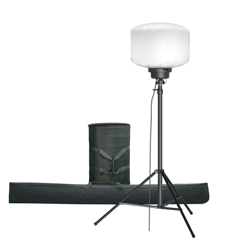2024 New Design 150W 360 Degree Balloon Light Tower Stand Inflatable Portable Construction Balloon Work Light
