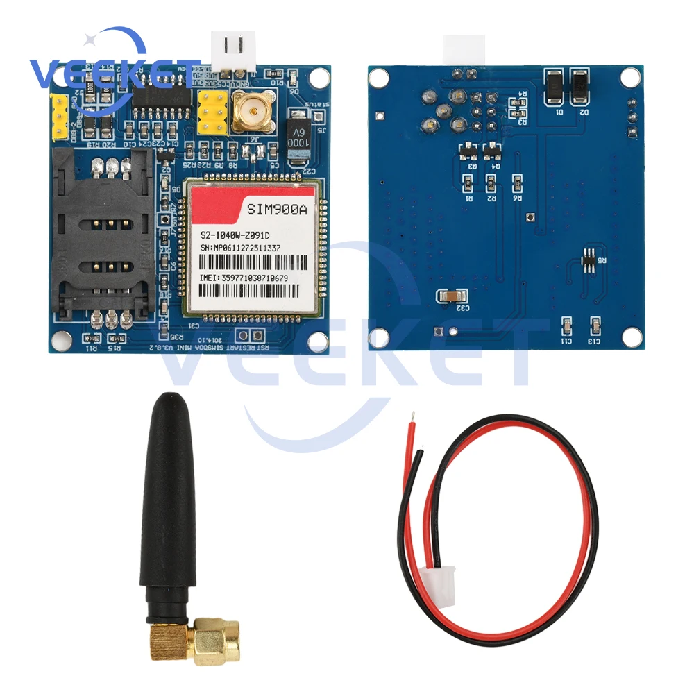 SIM900A V4.0 Kit Wireless Extension Module GSM GPRS STM32 Board Antenna Tested Worldwide Store GSM module