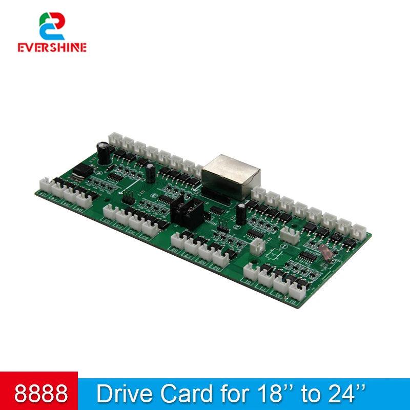LED Digital Number Module Driver Card for 18-32 Inch LED Sign Gas Oil Price Control 3/4/5/6 Numbers Use for 18-32inch Display