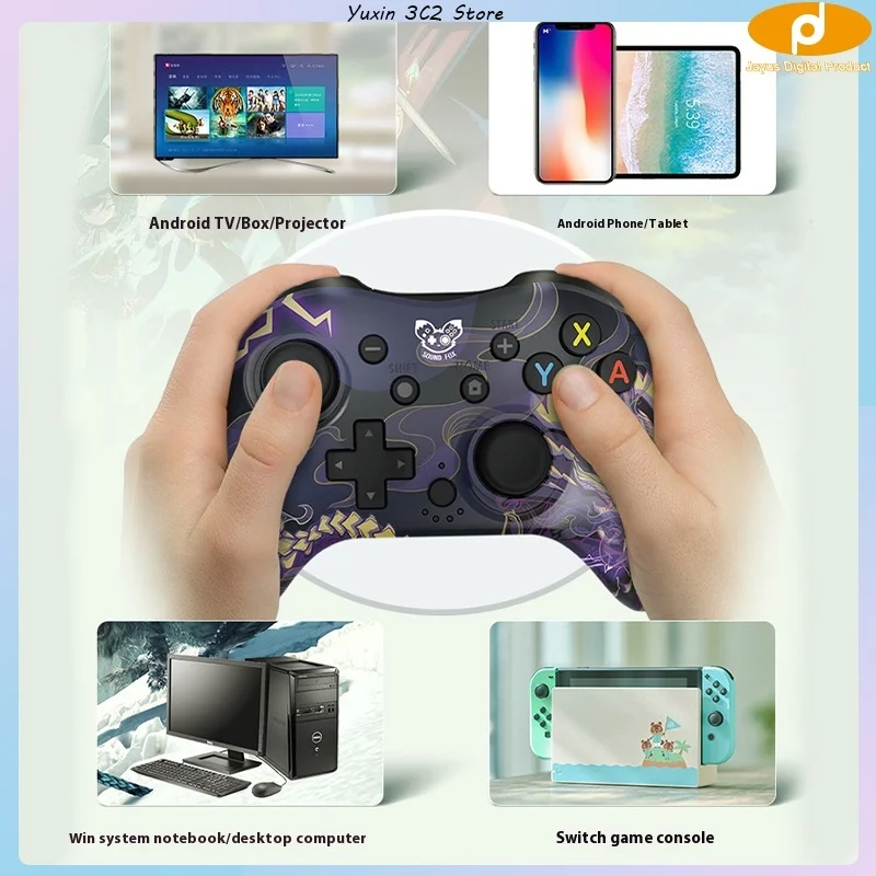 Ns Pro Controller Wireless Bluetooth 2.4g Gamepads Monster Hunter Rise Controller Game Mini Controller For Computer Pc Switch 