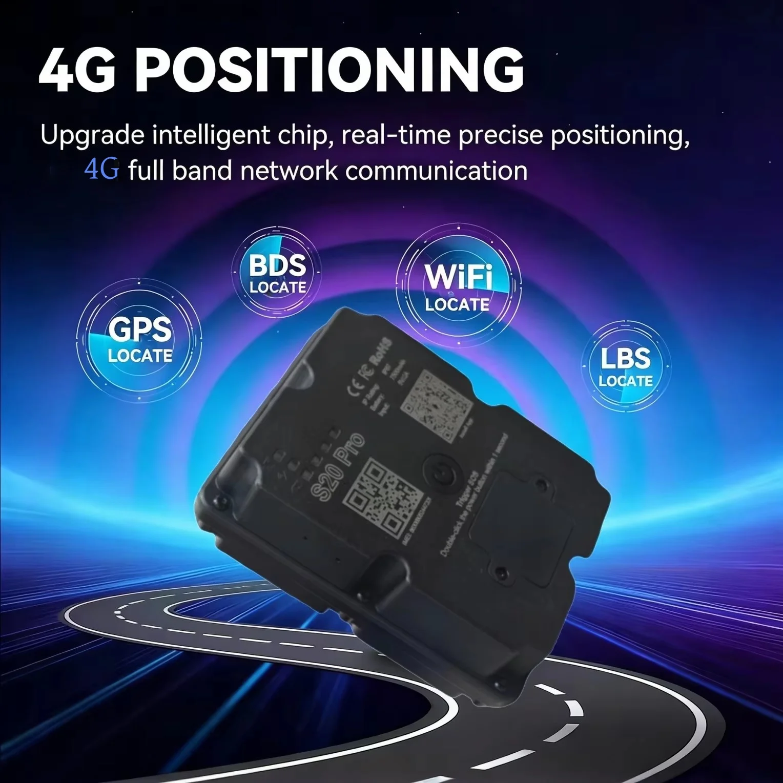 Anti-lost Location Tracker for Car ,Children and Elderly Real-Time 30 Days GPS Locator 100 Days Standby Strong Magnetic