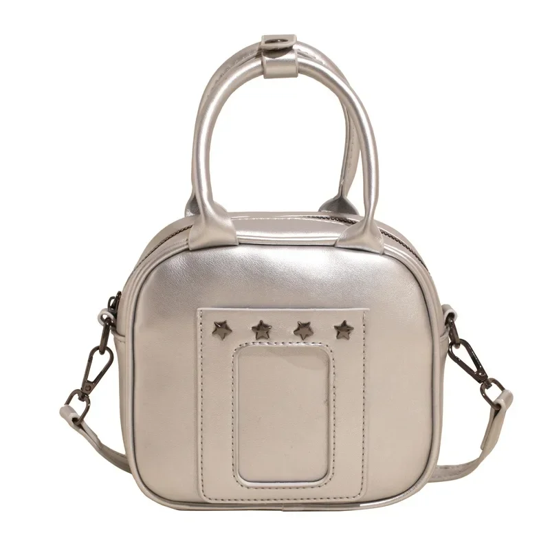 

2025 Early Spring New! Women's Fashionable & Simple Single Shoulder Bag. Trendy Crossbody & Handheld Small Square Bag