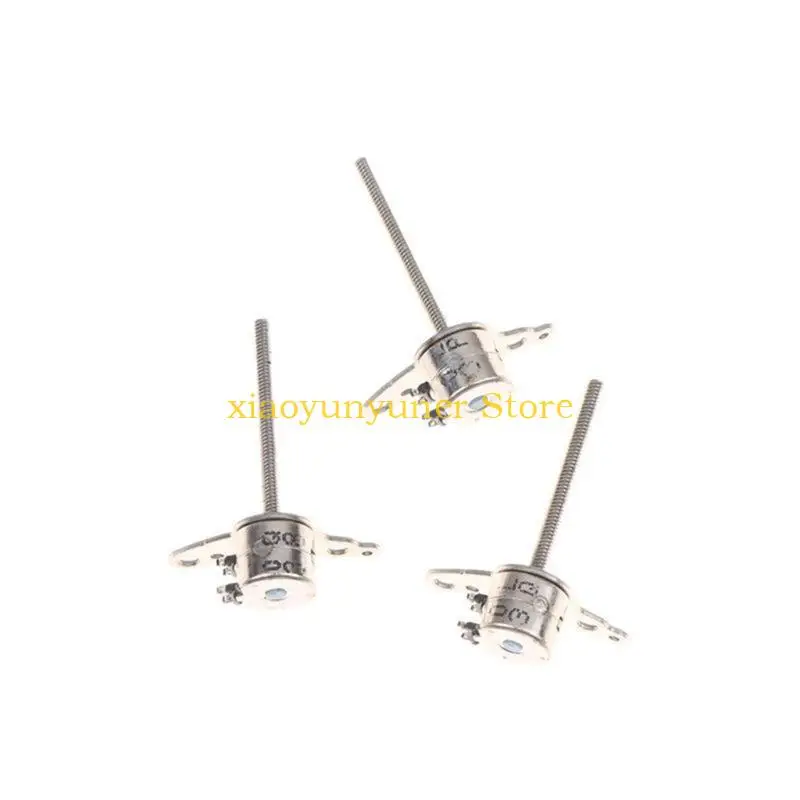 P9JB Silver Adjustment Motor Component, 2 Phase 4 Wire Small Metal 10Piece Set for Control Tasks, Assembly Work, and Part