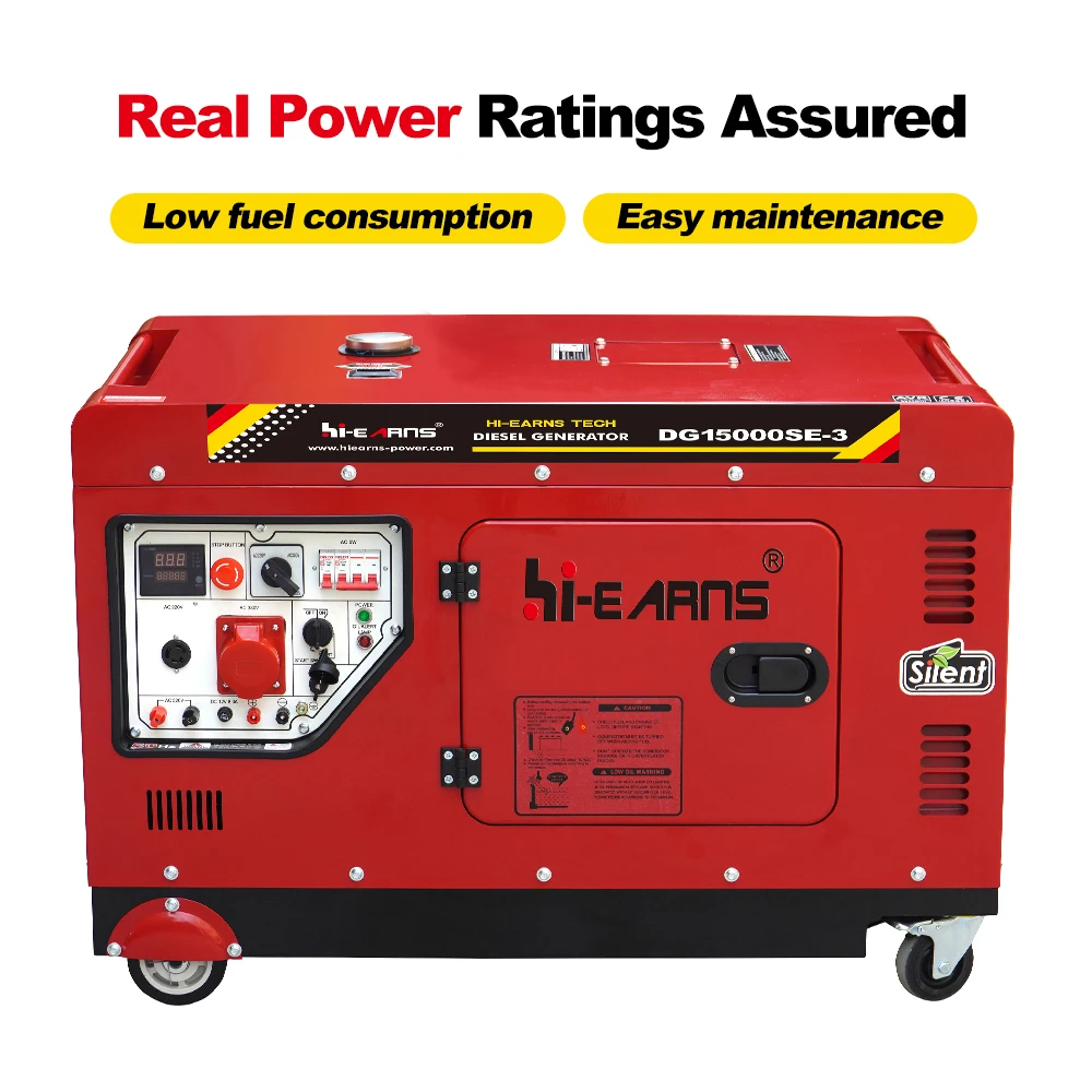 Automatic Transfer Switch 50/60Hz Silent Diesel Generator For Home Use