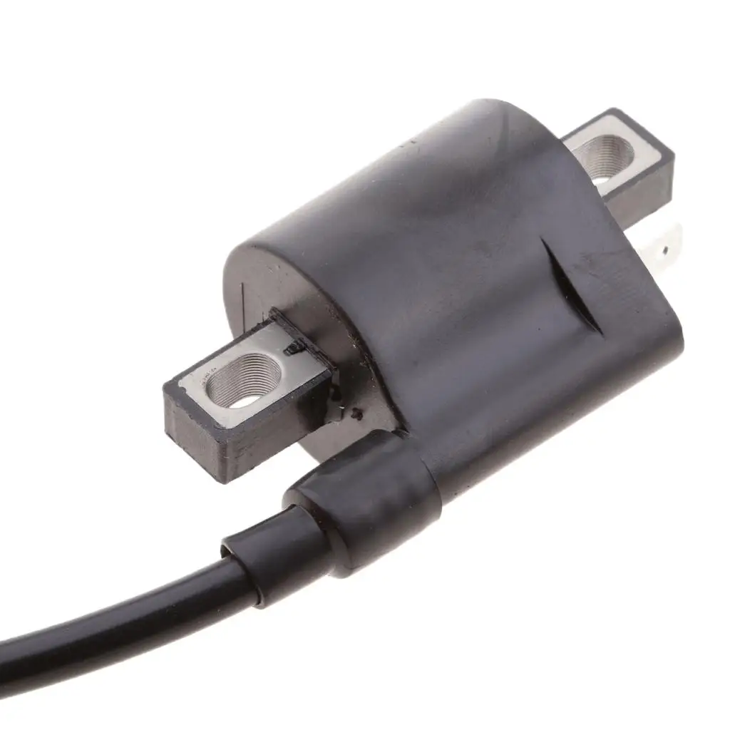 Motorcycle Ignition Coil Racing Electric Part Black for Yamaha YFM200 Moto-4 ATV Quad 1985 1986 1987 1989