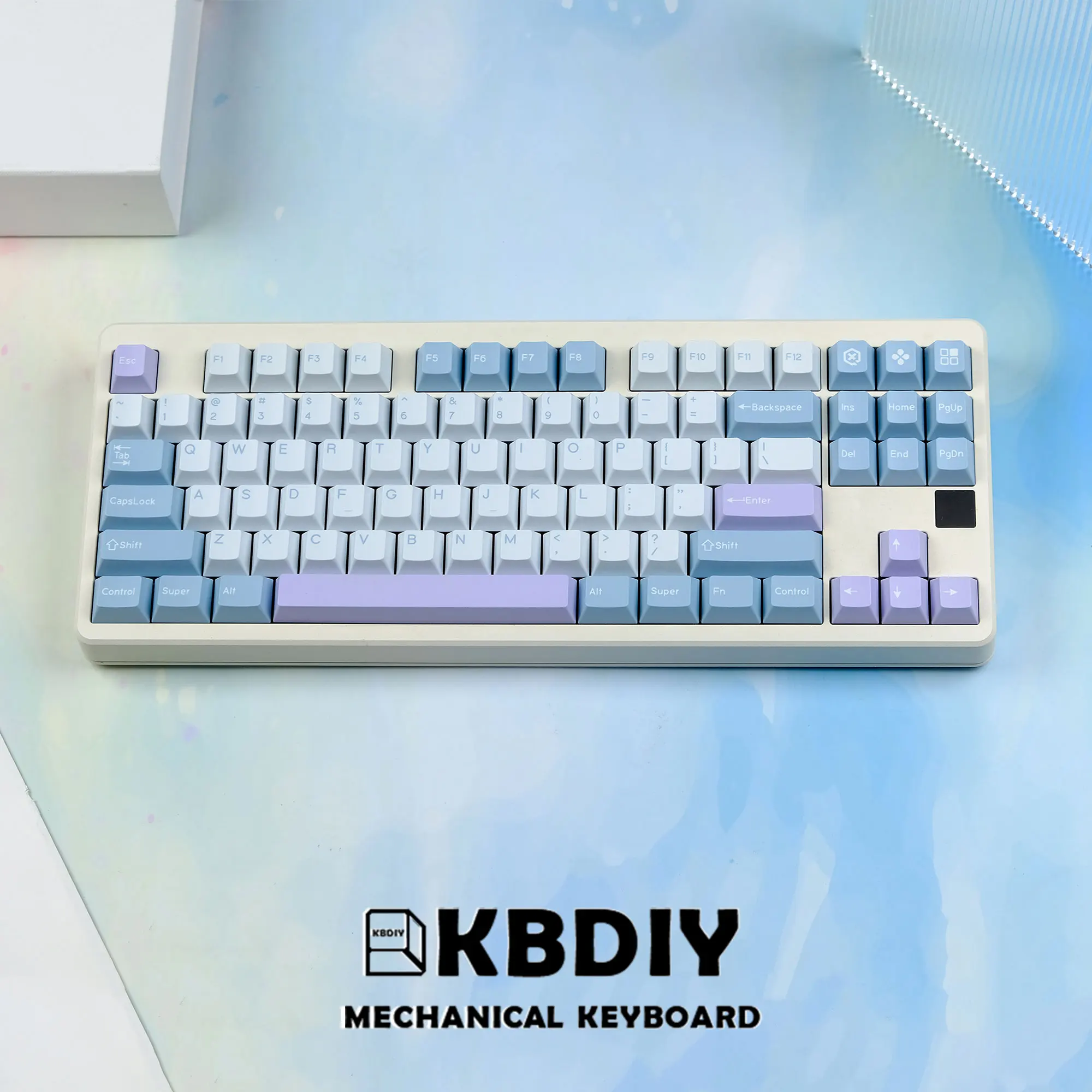 

KBDiy 173 клавиш/комплект колпачок для клавиш вишневого профиля PBT GMK Иллюзия Сделай Сам Пользовательские синие колпачки для клавиш для MX Переключатель Механическая игровая колпачок для клавиатуры