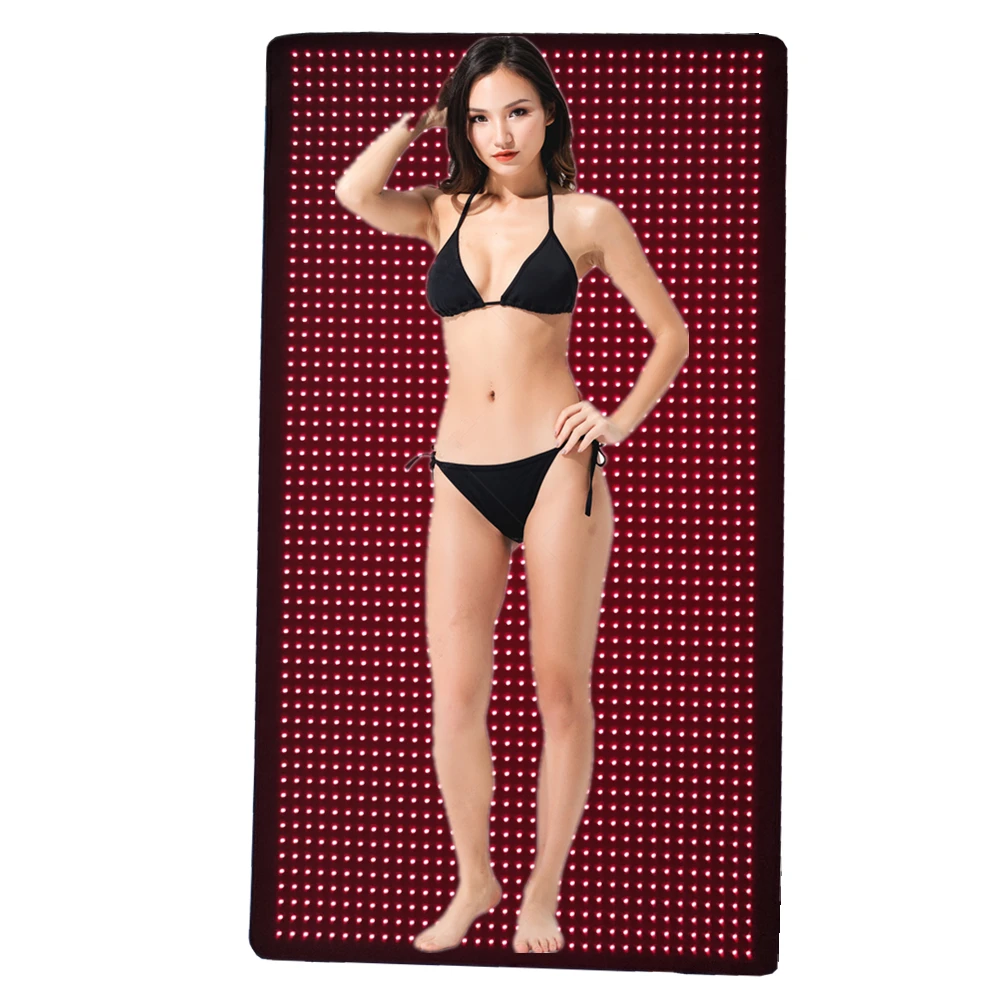 

Shanglaite Infrared Sauna with Red Light Therapy Pad Full Body 660nm 850nm for Pain Relief