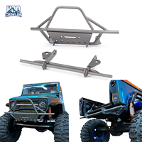 HooCrawler Ultra Hard Titanium Alloy 1/10 RC Crawler Bumper Front Rear Bumper Hand Welding Bull Bar for Vanquish VS4-10 Phoenix