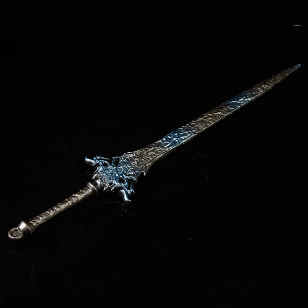 Periféricos de juego de cuchillas definitivas de 21cm, artesanía de Metal, accesorios de modelo coleccionable, adornos de decoración de escritorio, regalos de cumpleaños, juguete