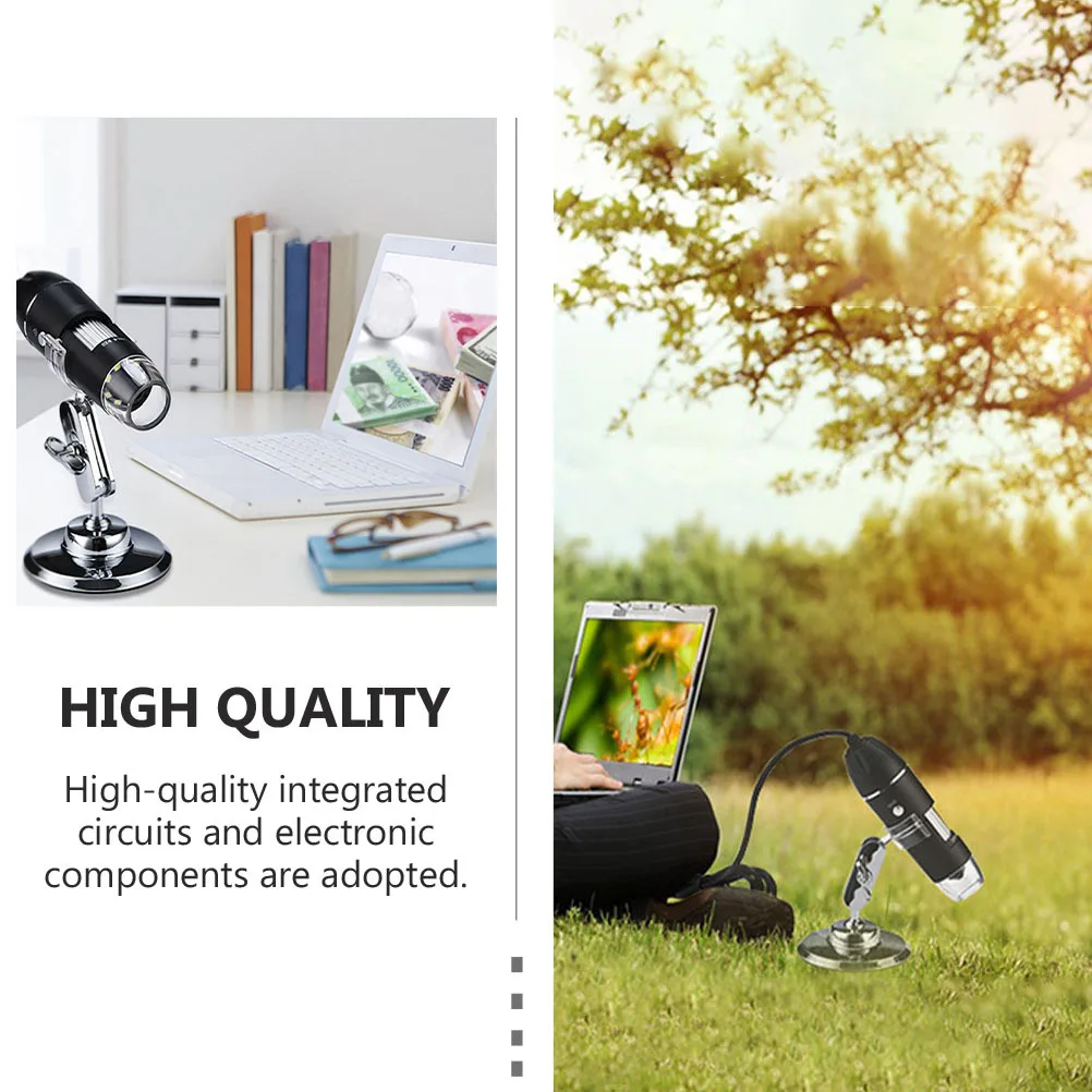 

1Pcs Hd USB Experiment Microscope Portable Electronic Magnifier Phone Repair Small Object Inspection USB Microscope