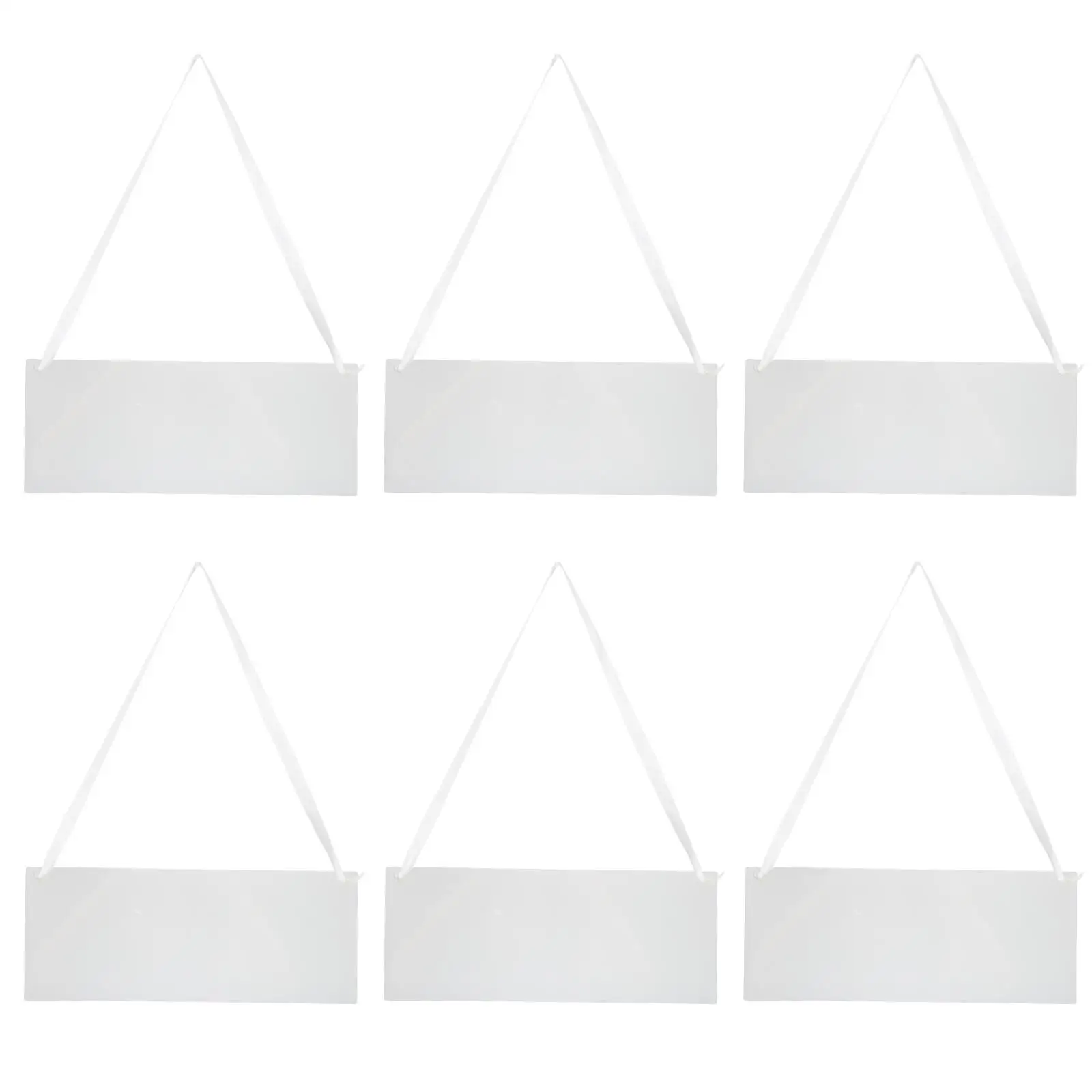 

6pcs Acrylic Chair Signs Blank Wedding Reserved Seating Decor Elegant Party DIY Decoration Festive Event Supplies