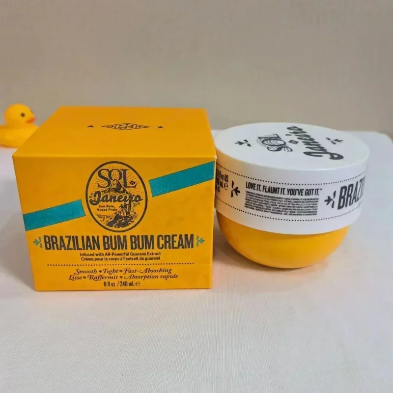 

Brazilian Bum Bum Cream 240ml - Firming & Hydrating Body Butter, Yellow