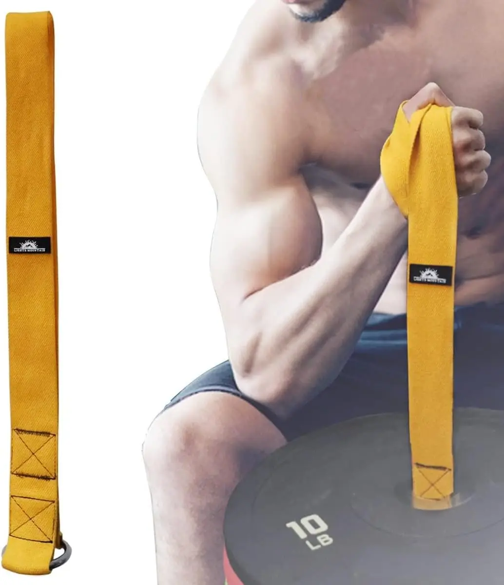 Arm Wrestling Training Loading Strap for Barbells, Arm Finger Wrist Exerciser Strengthener, Forearm Muscle Strength Workouts Too