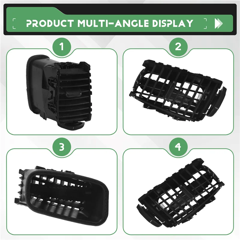 

A82E-автомобильная вентиляционная решетка приборной панели для Toyota Land Cruiser 100 LC100 FJ100 Ujz100 1997-2007, аксессуары