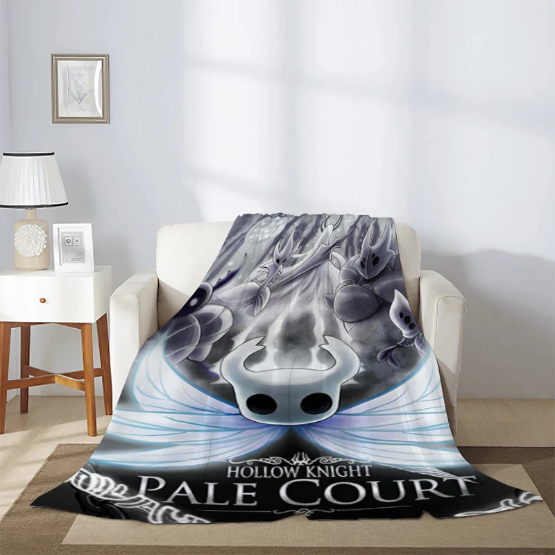 Hollow Knight Custom Blanket Sofa Winter Fluffy Soft Blankets & Throws Microfiber Bedding Knee Warm Fleece Nap Decorative Thick