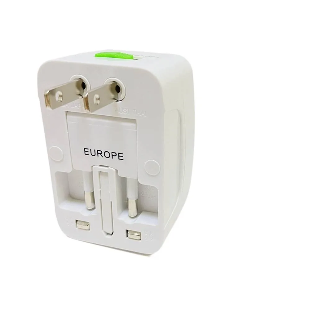 Universal International Travel Adapter All in One AU US UK EU Plug Converter Worldwide AC Power Adaptor For Trip Business Gift