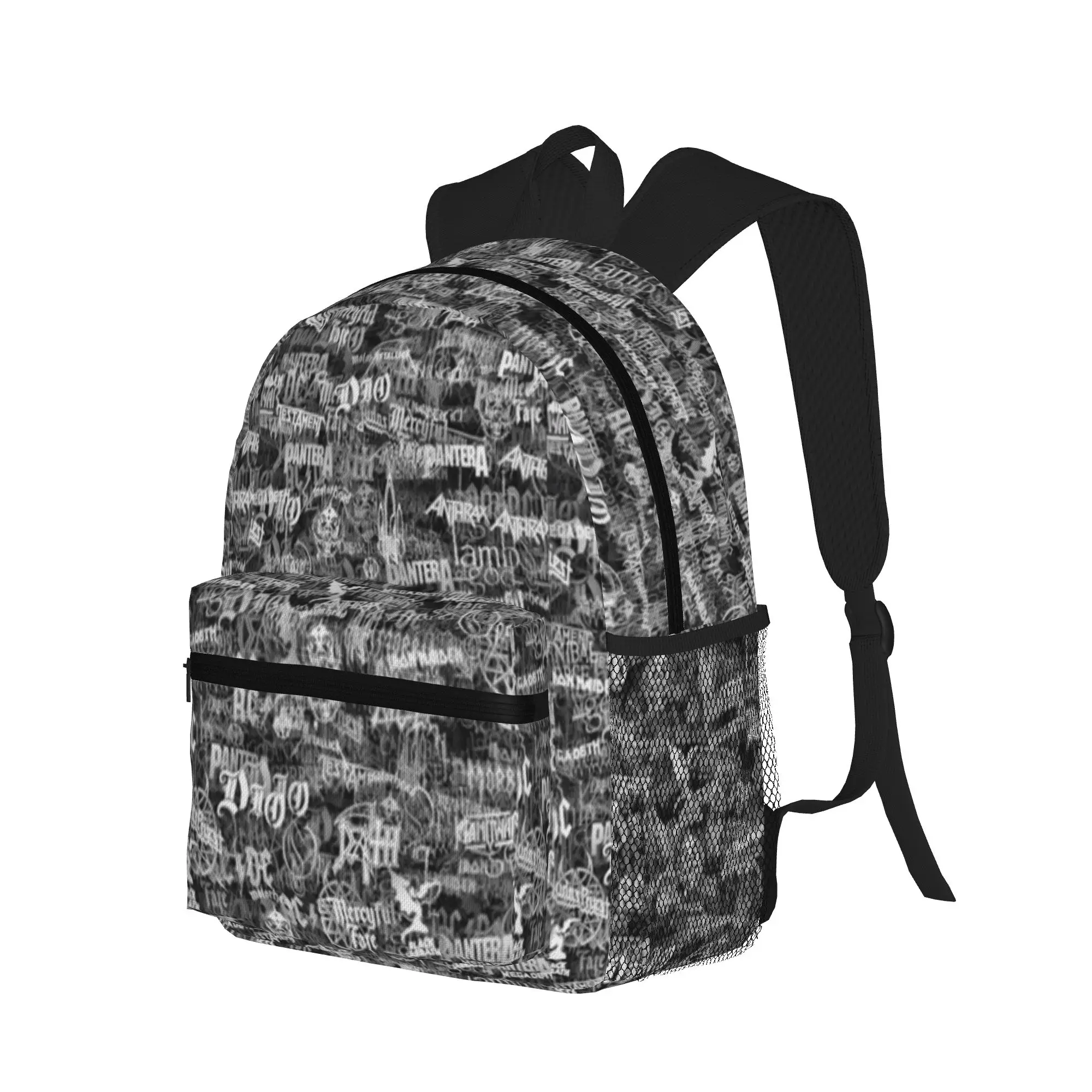 Heavy metal bands  Casual Backpack for Students and Adults Feminina backpack