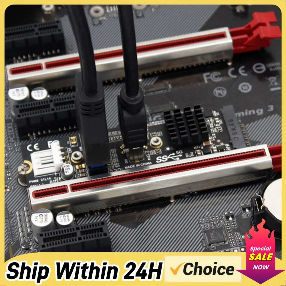 for M.2 for M Key PCIe To USB 3.1 Front Expansion Adapter TYPE C+19/20PIN for M.2 PCIe To USB Adapter Converter Expansion Card