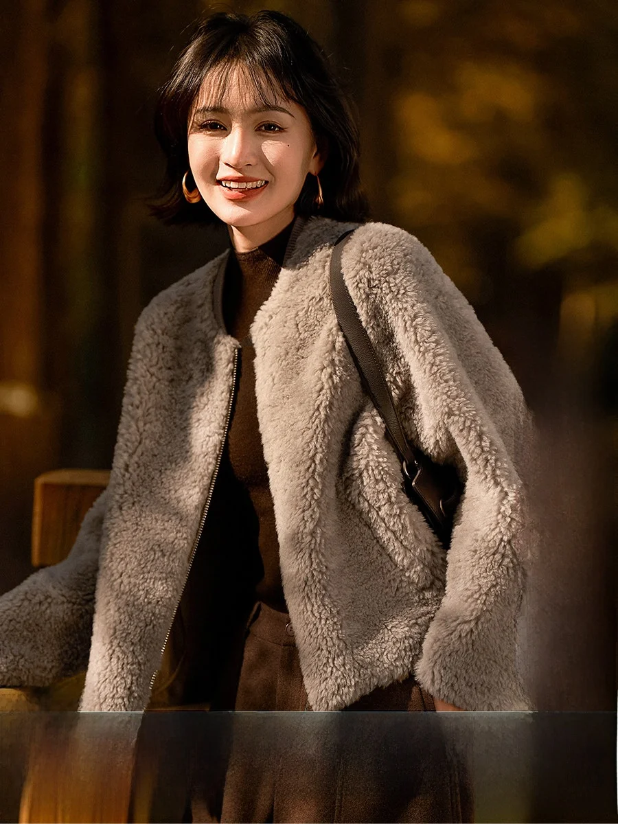 

Cloudlike Soft Wool Particle Jaet Warm Cozy Commute Friendly Women's Outerwear Gentle Embrace No Burden Xhange Brand