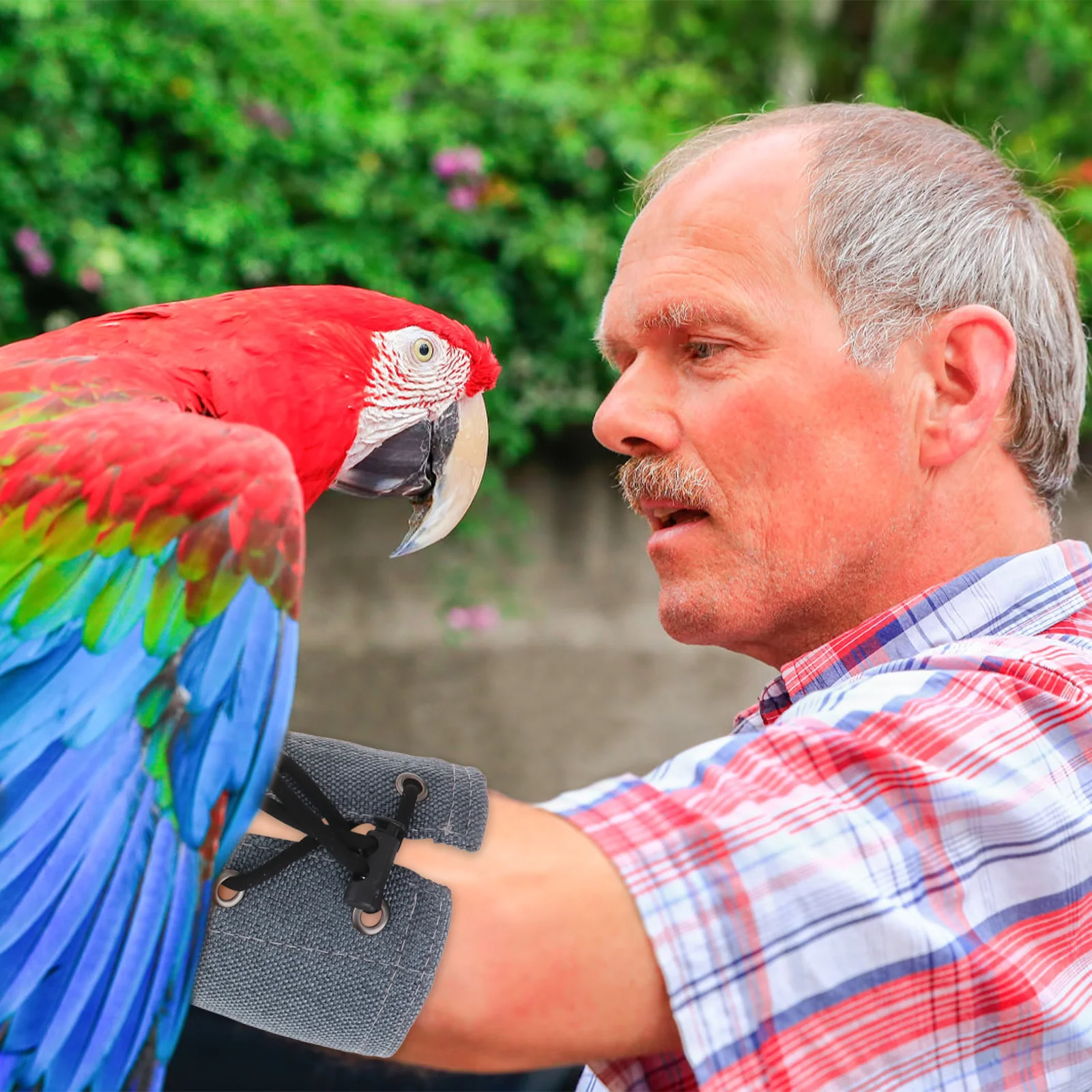 

Pet Bird Parrot Arm Protector Cotton Fabric Comfortable Adjustable Durable Anti Scratch Bite Bird Poop Cover Cushion Pad