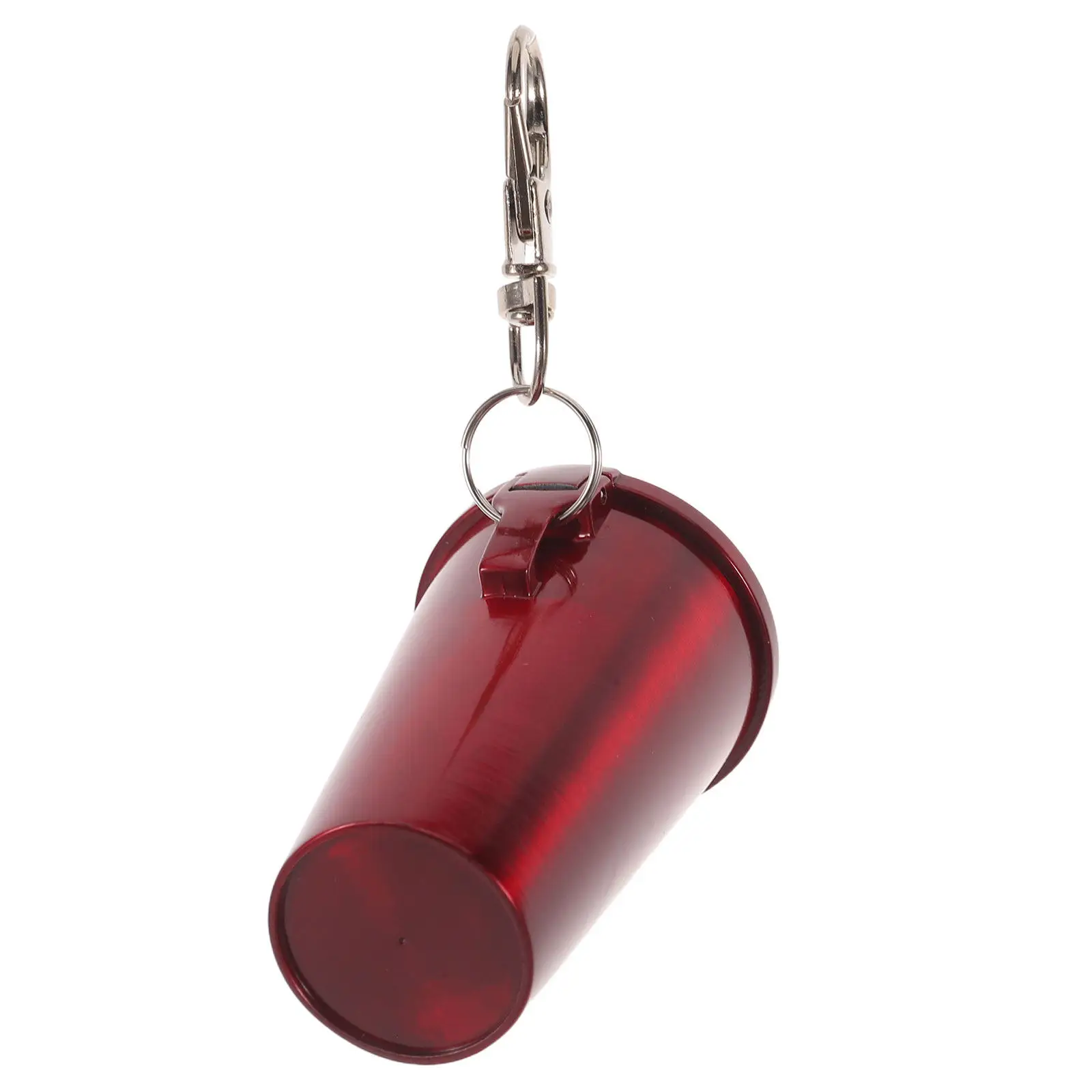 Desktop Ash Tray Mini Holder Keychain Cool Ashtrays with Keyring Organizer Decorative Metal Car
