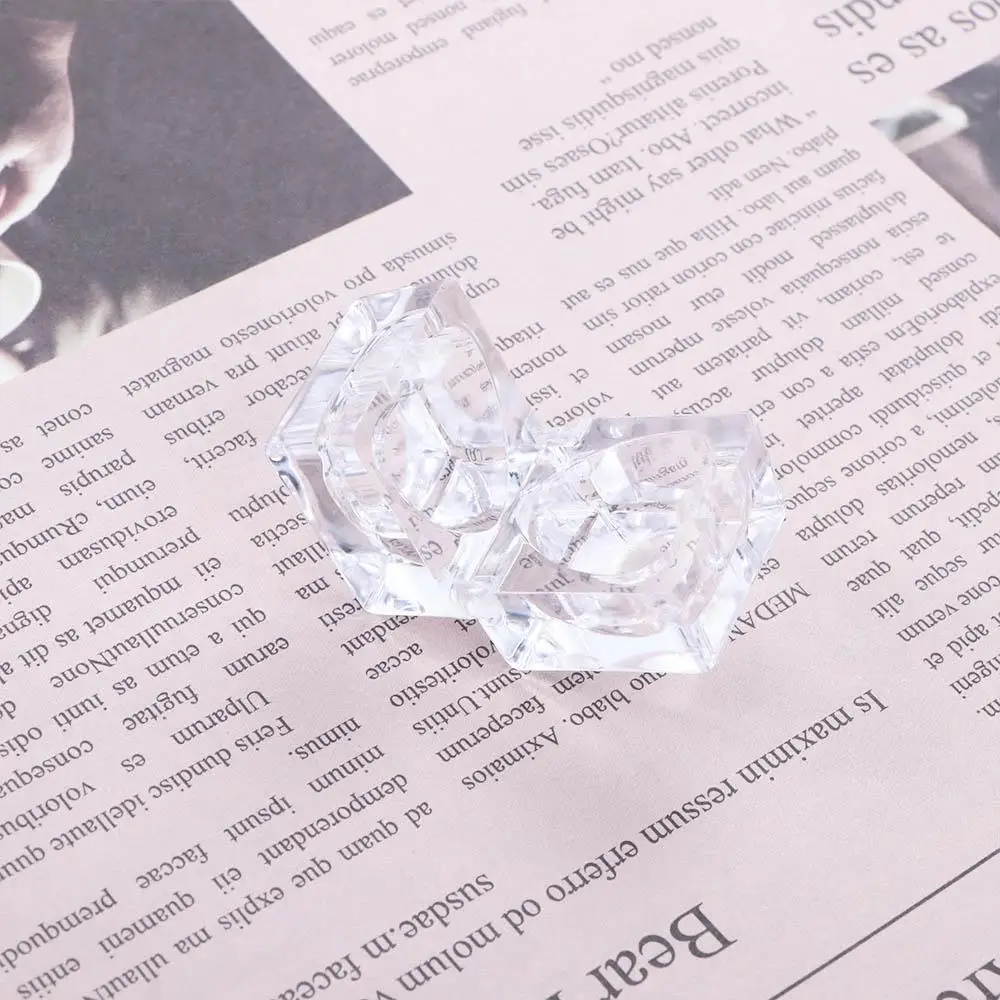 جرة وعاء مربع زجاجات إعادة الملء شكل قلب ظلال العيون صندوق أحمر الشفاه الفارغ علبة بلسم الشفاه حاوية مستحضرات التجميل الصغيرة الشفاه روج #2