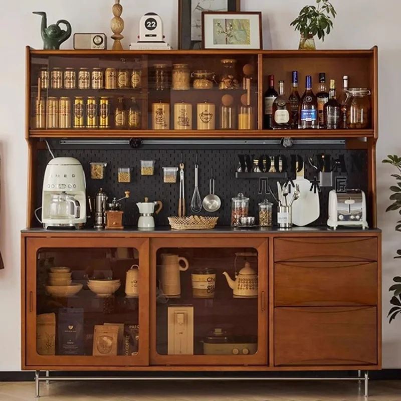American Popular Living Room Useful Vintage Special Artist Living Room Cabinet Cupboard Tea Home Furniture Armoire XY40GZ