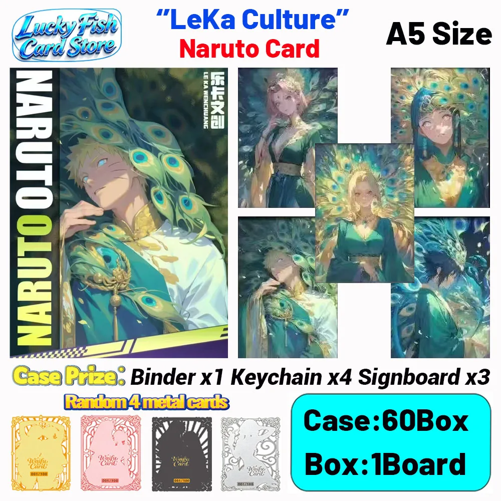 

Wholesale 2026 New LeKa Creative Studio Naruto Cards A5 Size Acrylic Boards Children's Toys Birthday Gifts