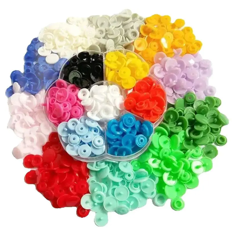 50set/lot T5 Resin Snap Buttons Snap Poppers Buttons for Baby Dolls Plastic Snaps Clothing Clothes Accessories