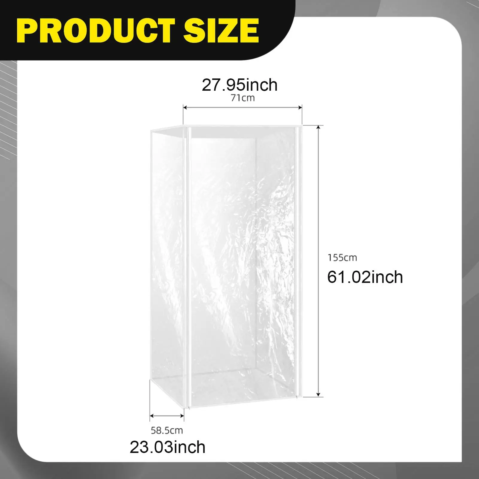 Sheet Pan Rack Cover Waterproof Dustproof Clear Easy to Clean Commercial Grade Bun Pan Rack Cover Bakery Rack Cover for Kitchen