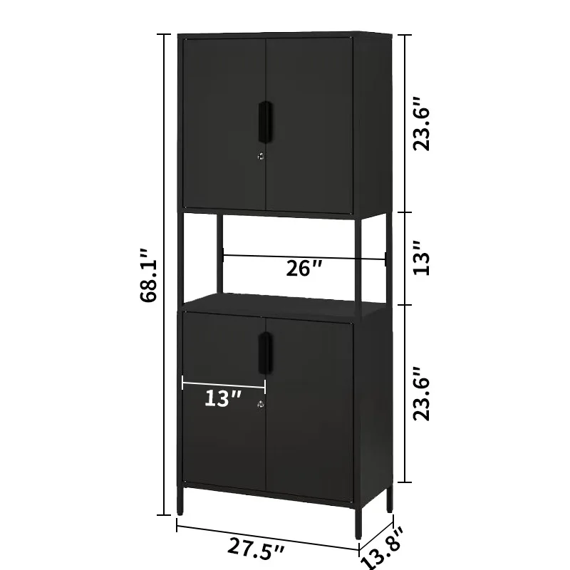 European and American simple office file cabinet locker steel lock file cabinet