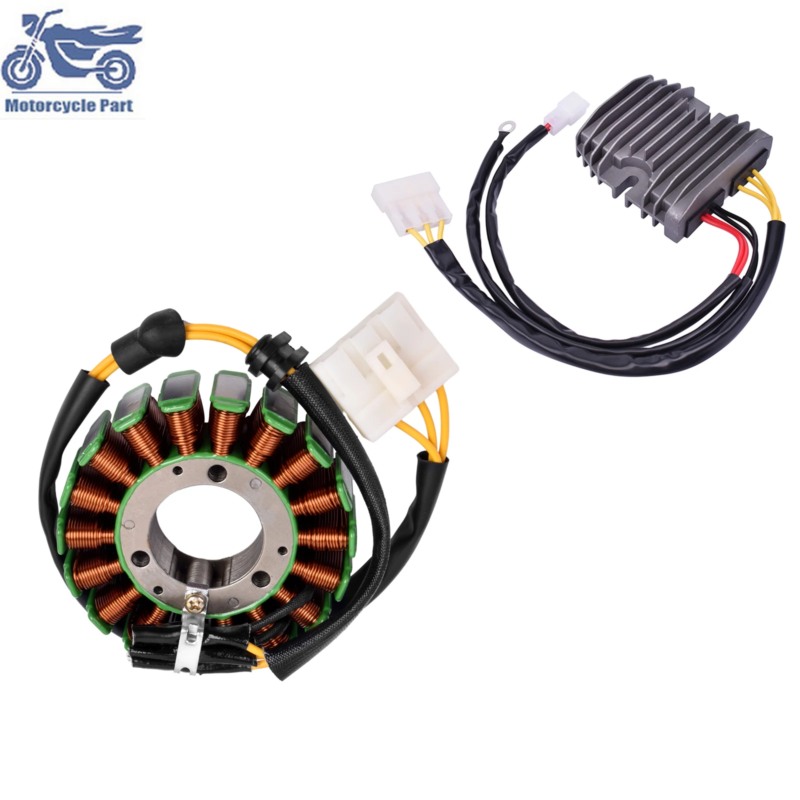 

Motorcycle Stator Coil + Regulator Rectifier For KT/M Du/ke 125 Du/ke125 2011-2016 Du/ke 200 Du/ke 200 2012-2019 2014 2017 2018