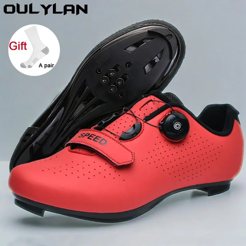 

Oulylan Bike Speed Flat Sports Racing Женская обувь унисекс с педалью Spd для шоссейного велосипеда Мужские велосипедные кроссовки Mtb Route Cleat Dirt