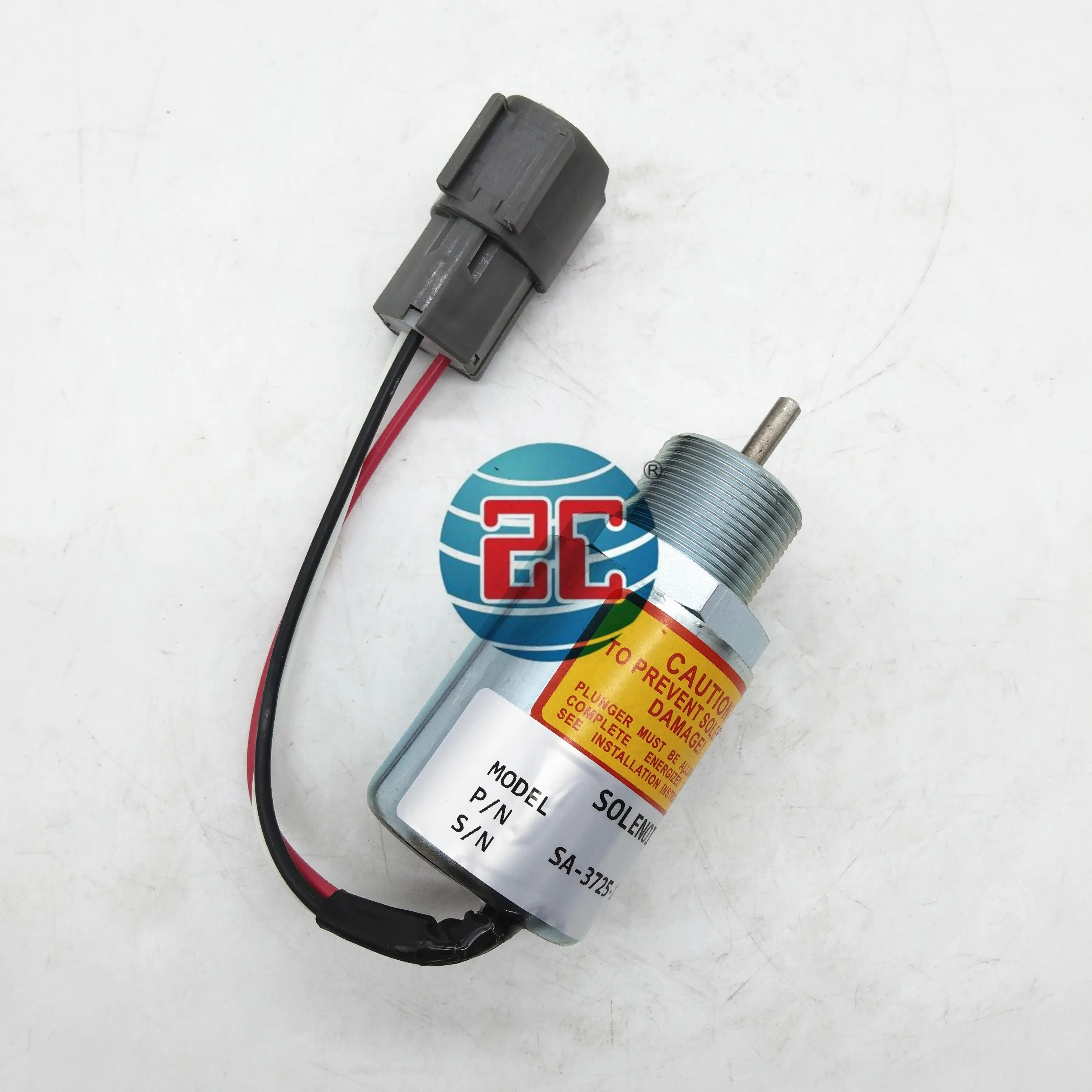 SA-3725-12 Flameout Stop Solenoid Valve Fits Excavator MITSUBISHI Diesel Engine Parts 12V