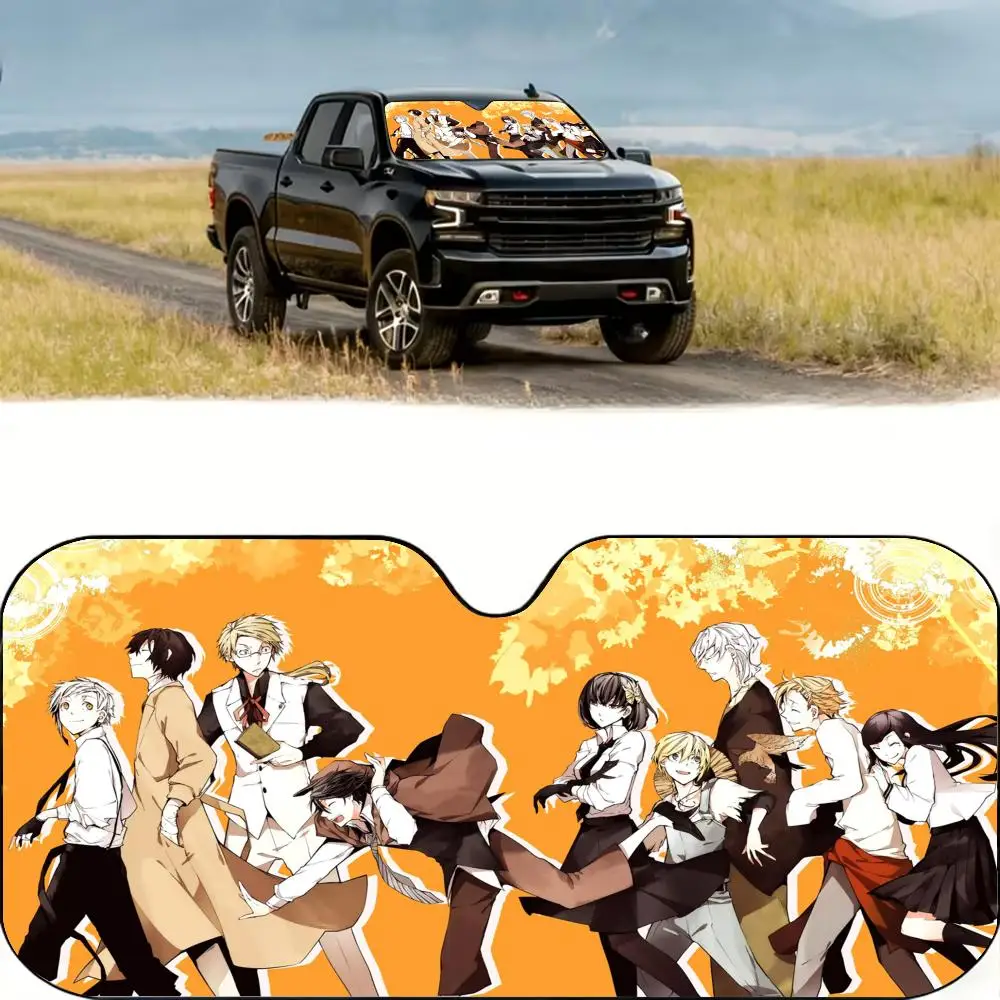 

Солнцезащитный козырек B-Bungou Stray Dogs, многоразовый, из алюминиевой фольги, с защитой от ультрафиолета, трехслойная теплоизоляция, солнцезащитные шторки для лобового стекла