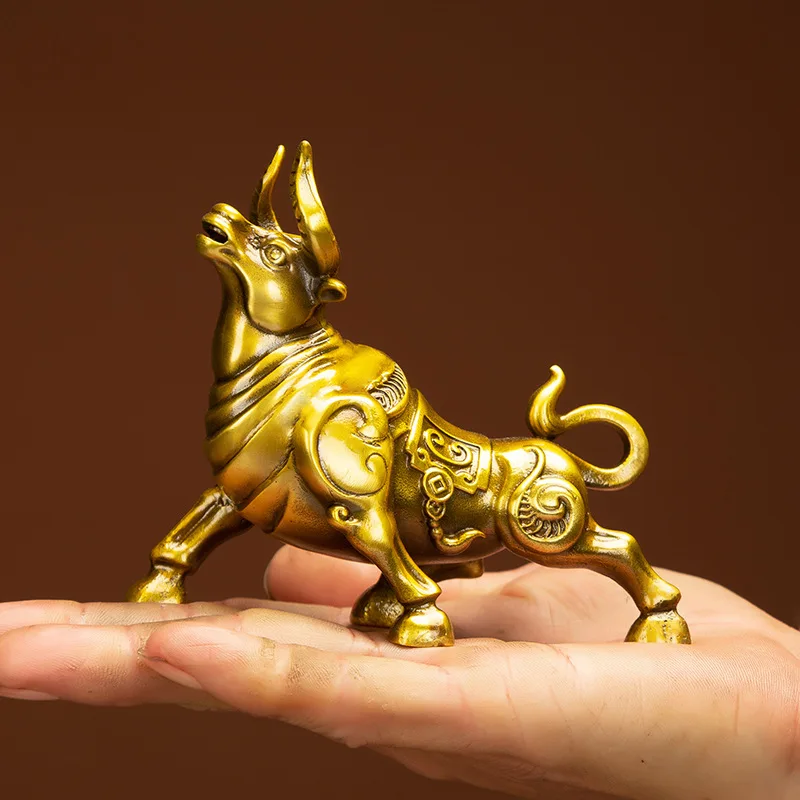 

Factory Direct Sale Pure Copper Bull Ornament Bull Riding High Money Bull Fortune Character Bull Zodiac Bull Living Room Home Cr