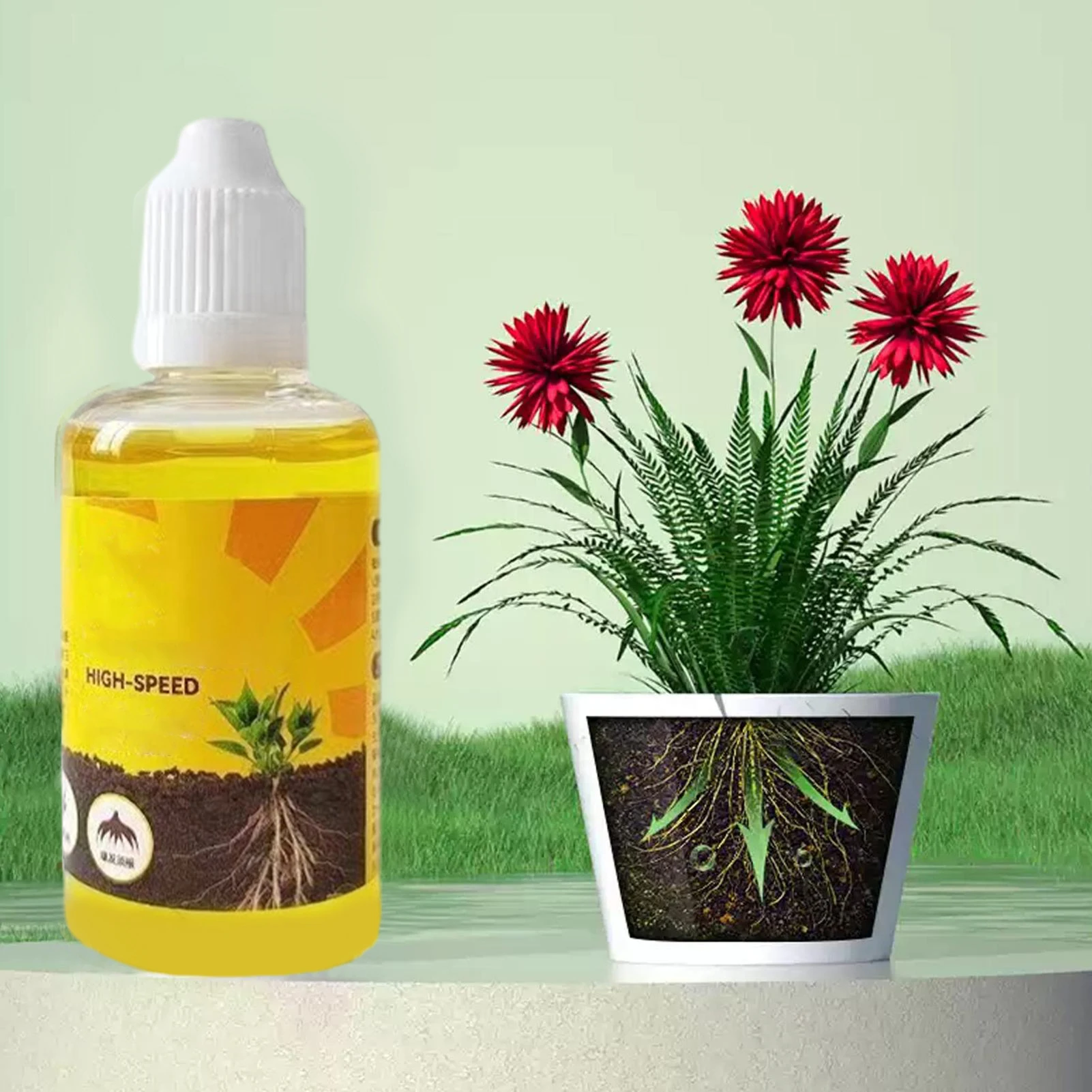 50ML Plant Stimulator Liquid Rapid Rooting Agent Plants Nutrient Supplement Fertilizer Seedg Enhancer Growth Promotor